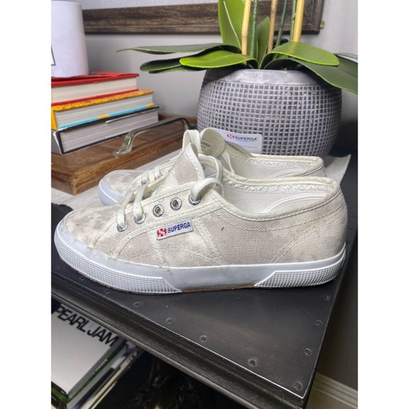 Superga 2750 Tie Dye Low Top Platform Sneaker Grey Women's Size 7 - Picture 5 of 12